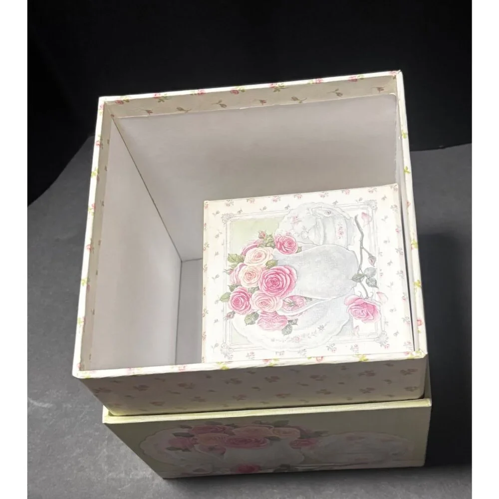 Legacy Publishing Bonnie Runge Art Work Floral Storage Boxes Set Of 2